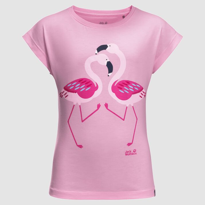 T-shirt Jack Wolfskin Flamingogirls Niños Rosas Mexico-2856417